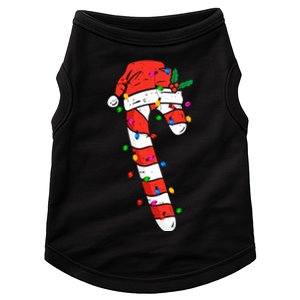 Christmas Candy Cane Santa Xmas Doggie Tank