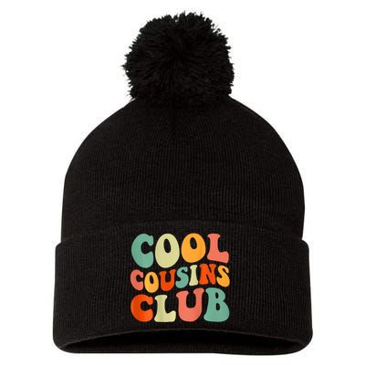 Cool Cousin Club Retro Cousin Matching Family Crew Pom Pom 12in Knit Beanie