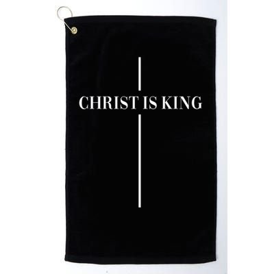 Christian Christianity Christ Is King Jesus Christ Catholic Golf Towel