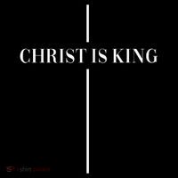 Christian Christianity Christ Is King Jesus Christ Catholic Women's V-Neck T-Shirt
