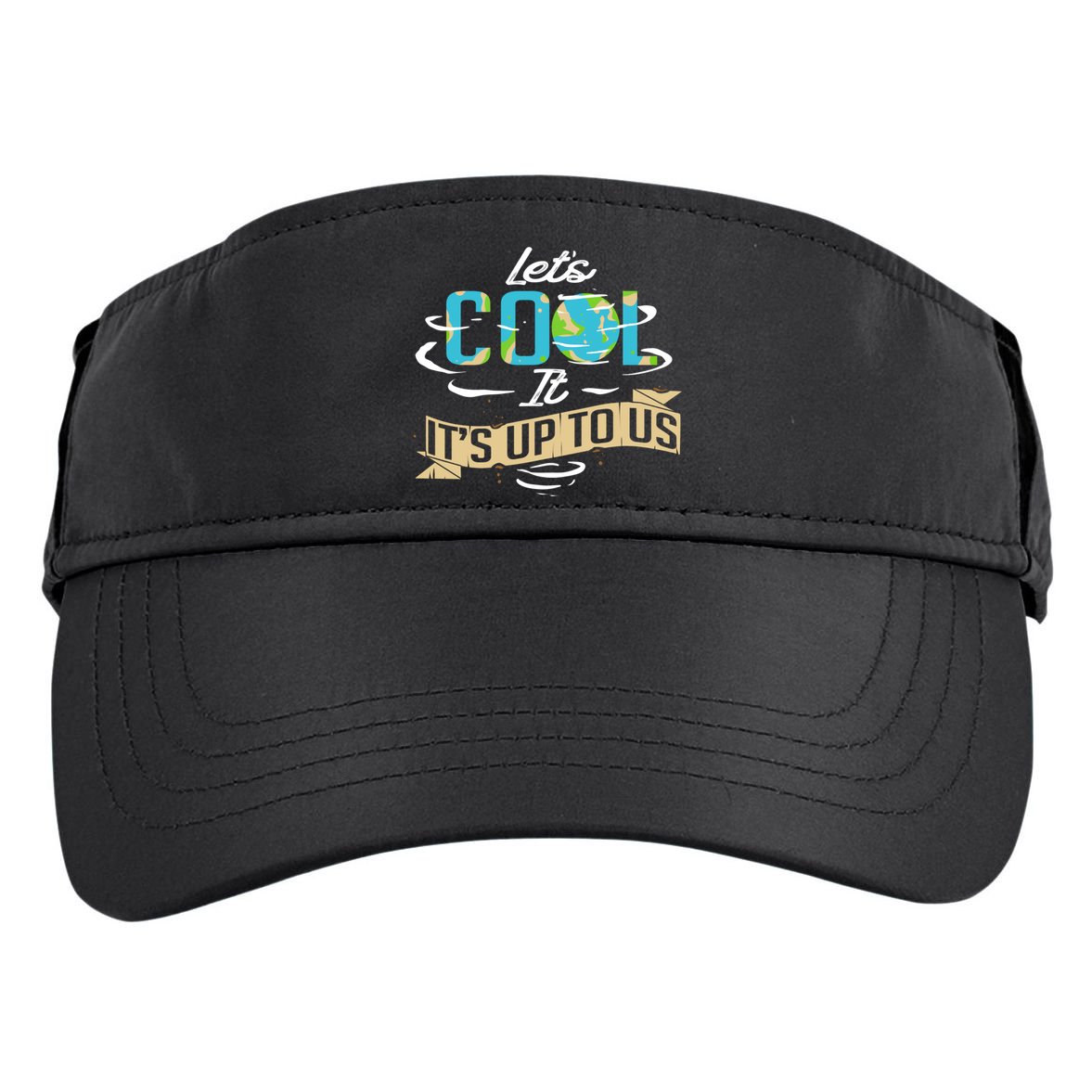 Climate Change Cool Gift Adult Drive Performance Visor