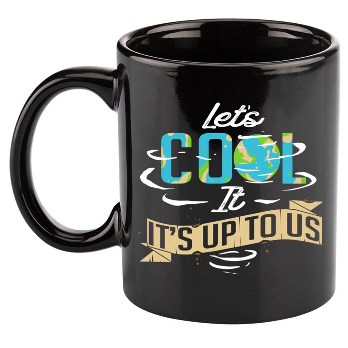 Climate Change Cool Gift 11oz C Handle Ceramic Mug