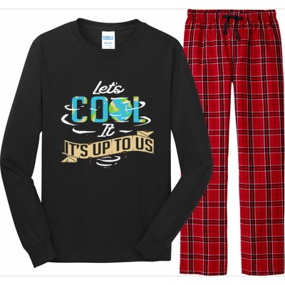 Climate Change Cool Gift Long Sleeve Pajama Set