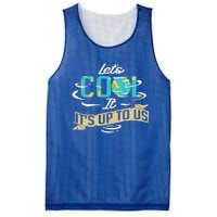 Climate Change Cool Gift Mesh Reversible Basketball Jersey Tank