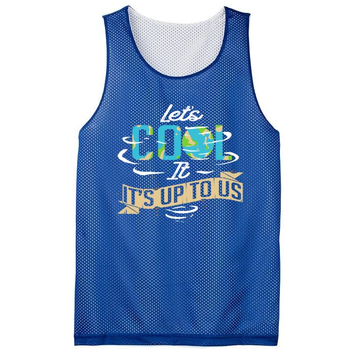 Climate Change Cool Gift Mesh Reversible Basketball Jersey Tank