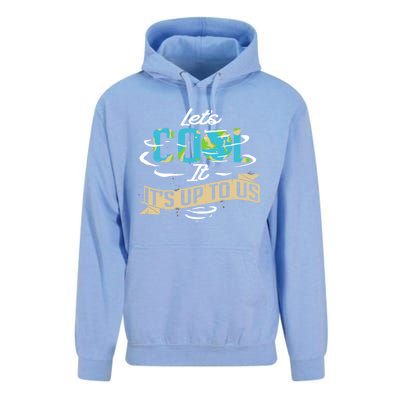 Climate Change Cool Gift Unisex Surf Hoodie