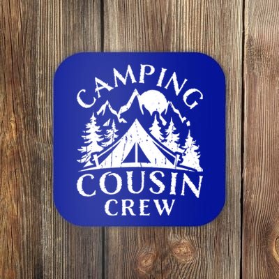 Camping Cousins Crew Family Reunion Road Trip Matching Gift Coaster