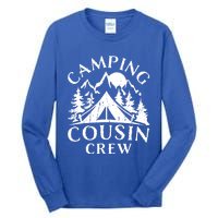 Camping Cousins Crew Family Reunion Road Trip Matching Gift Tall Long Sleeve T-Shirt