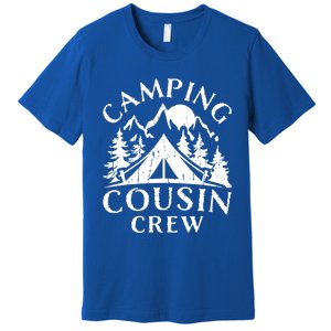 Camping Cousins Crew Family Reunion Road Trip Matching Gift Premium T-Shirt