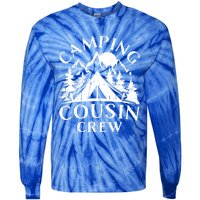 Camping Cousins Crew Family Reunion Road Trip Matching Gift Tie-Dye Long Sleeve Shirt