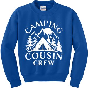 Camping Cousins Crew Family Reunion Road Trip Matching Gift Kids Sweatshirt