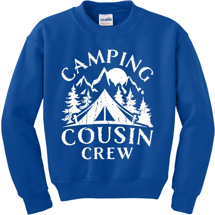 Camping Cousins Crew Family Reunion Road Trip Matching Gift Kids Sweatshirt