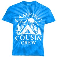 Camping Cousins Crew Family Reunion Road Trip Matching Gift Kids Tie-Dye T-Shirt