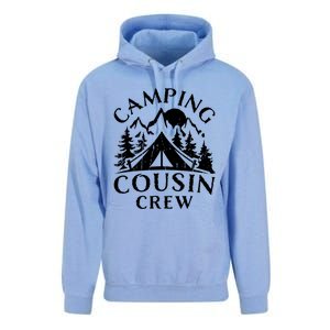 Camping Cousins Crew Family Reunion Road Trip Matching Gift Unisex Surf Hoodie