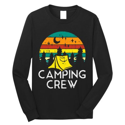 Camping Crew Cute Camper Long Sleeve Shirt