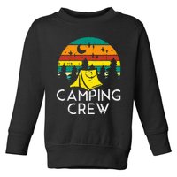 Camping Crew Cute Camper Toddler Sweatshirt