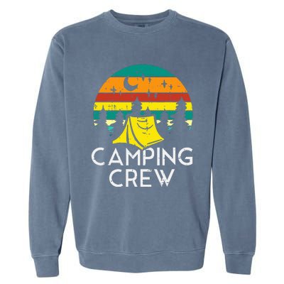 Camping Crew Cute Camper Garment-Dyed Sweatshirt