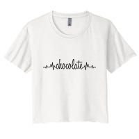 Chocolate Chip Cookie Women's Crop Top Tee