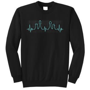 Chess, Chess Club, Chess Heartbeat Sweatshirt