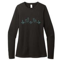 Chess, Chess Club, Chess Heartbeat Womens CVC Long Sleeve Shirt