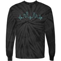 Chess, Chess Club, Chess Heartbeat Tie-Dye Long Sleeve Shirt