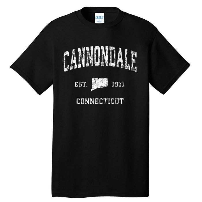 Cannondale Connecticut Ct Vintage Athletic Sports Design Tall T-Shirt