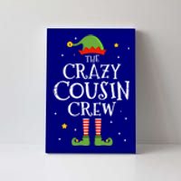 Crazy Christmas Cousin Crew With Elf For Xmas Family Pajama Gift Canvas