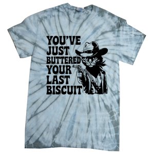 Cowboy Cat Cowgirl Farm Funny Quote Tie-Dye T-Shirt