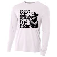 Cowboy Cat Cowgirl Farm Funny Quote Cooling Performance Long Sleeve Crew