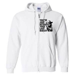 Cowboy Cat Cowgirl Farm Funny Quote Full Zip Hoodie