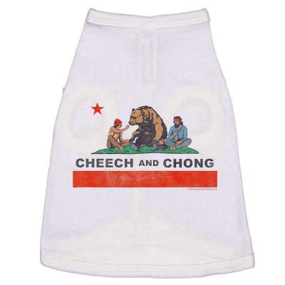 Cheech & Chong Chilling In California Republic Flag Doggie Tank