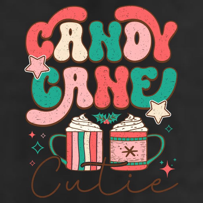 Candy Cane Cutie Festive Graphic Cool Comfort Performance Bucket Hat