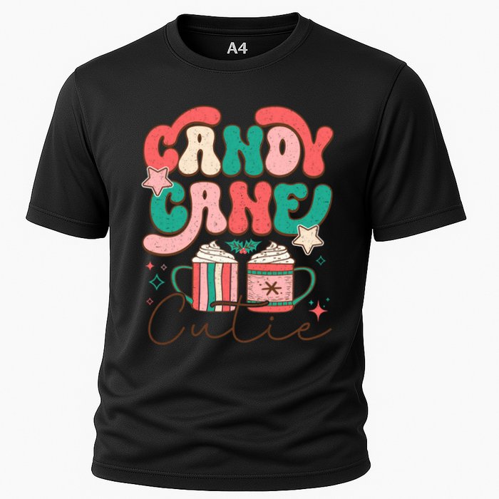 Candy Cane Cutie Festive Graphic Cooling Performance Crew T-Shirt