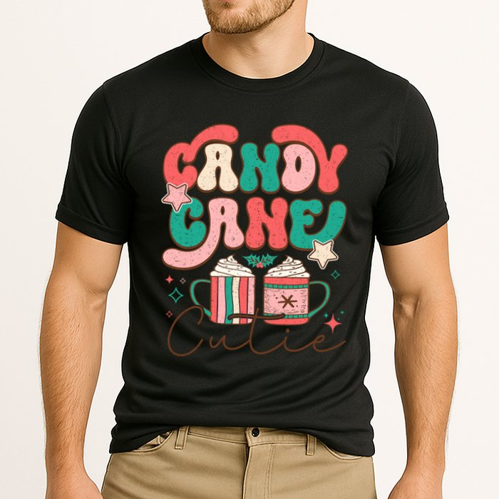 Candy Cane Cutie Festive Graphic Cooling Performance Crew T-Shirt