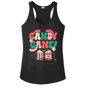 Candy Cane Cutie Festive Graphic Ladies PosiCharge Competitor Racerback Tank