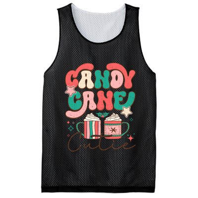 Candy Cane Cutie Festive Graphic Mesh Reversible Basketball Jersey Tank