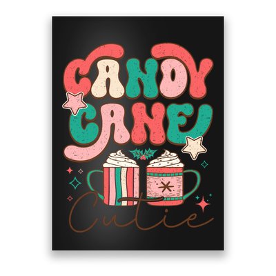Candy Cane Cutie Festive Graphic Poster