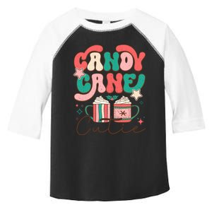 Candy Cane Cutie Festive Graphic Toddler Fine Jersey T-Shirt