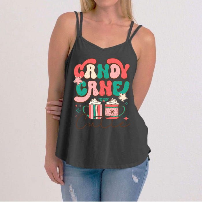 Candy Cane Cutie Festive Graphic Women's Strappy Tank