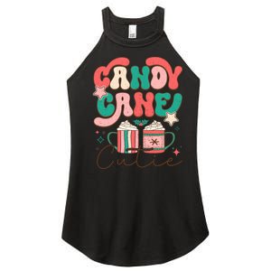 Candy Cane Cutie Festive Graphic Women's Perfect Tri Rocker Tank