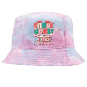 Candy Cane Cutie Festive Graphic Tie-Dyed Bucket Hat