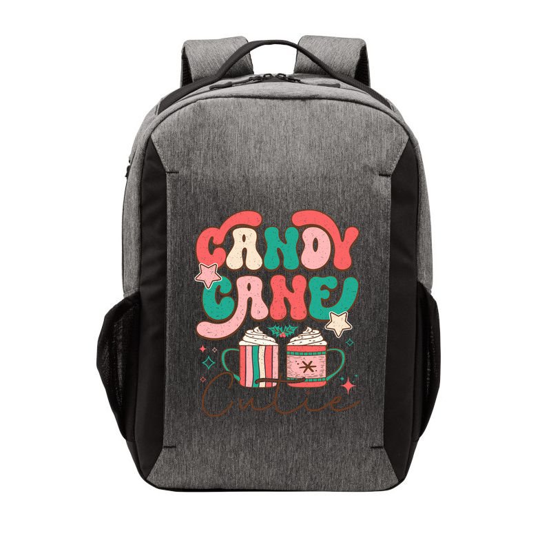 Candy Cane Cutie Festive Graphic Vector Backpack