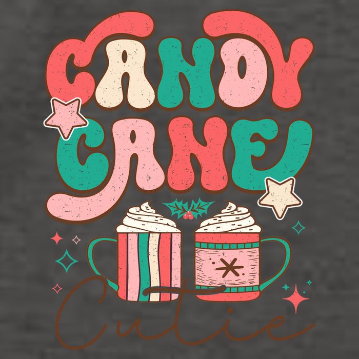 Candy Cane Cutie Festive Graphic Vector Backpack