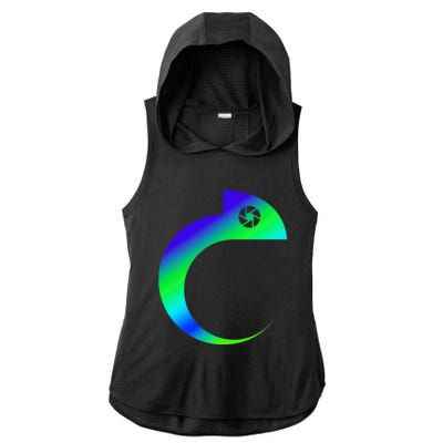 Content Chameleon  Ladies PosiCharge Tri-Blend Wicking Draft Hoodie Tank