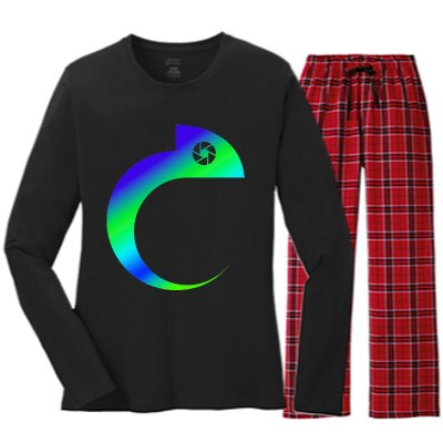 Content Chameleon  Women's Long Sleeve Flannel Pajama Set 