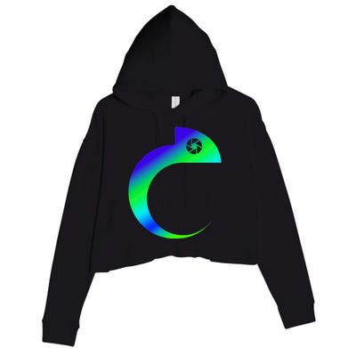 Content Chameleon  Crop Fleece Hoodie