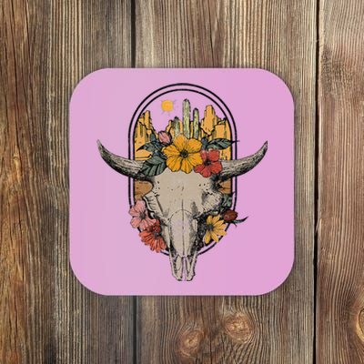 Cowhead cowskull cow beef cows cattle ox bull stall Coaster