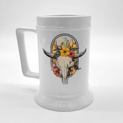 Cowhead cowskull cow beef cows cattle ox bull stall Beer Stein