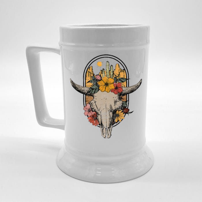 Cowhead cowskull cow beef cows cattle ox bull stall Beer Stein