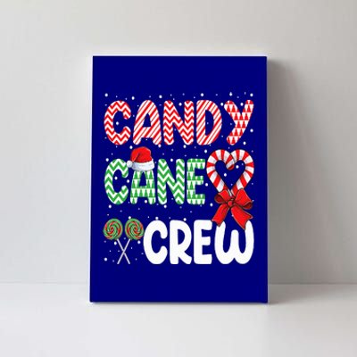 Candy Cane Crew Funny Christmas Sweet Candy Merry Xmas  Canvas